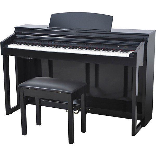 Artesia DP-150e 88-Key Deluxe Digital Upright Piano - Ebony Polish