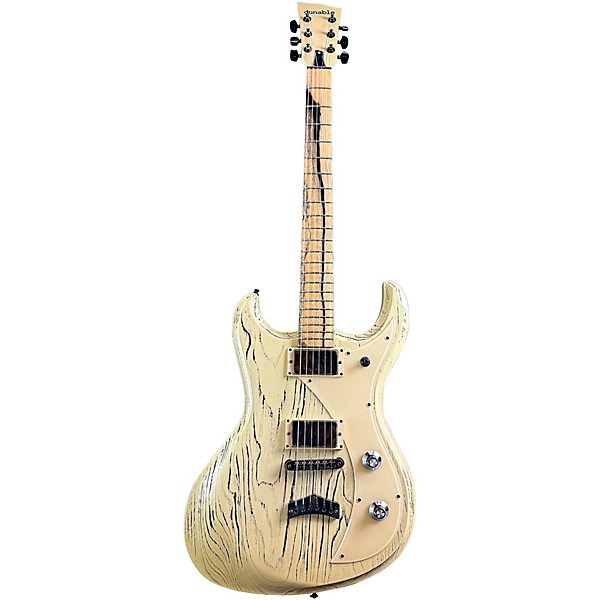 Dunable Guitars Dunable USA Gnarwhal Sandblast Electric Guitar White