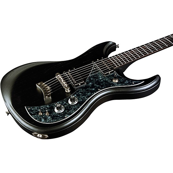 Dunable Guitars Gnarwhal Cryptid Electric Guitar Blackened Pearl