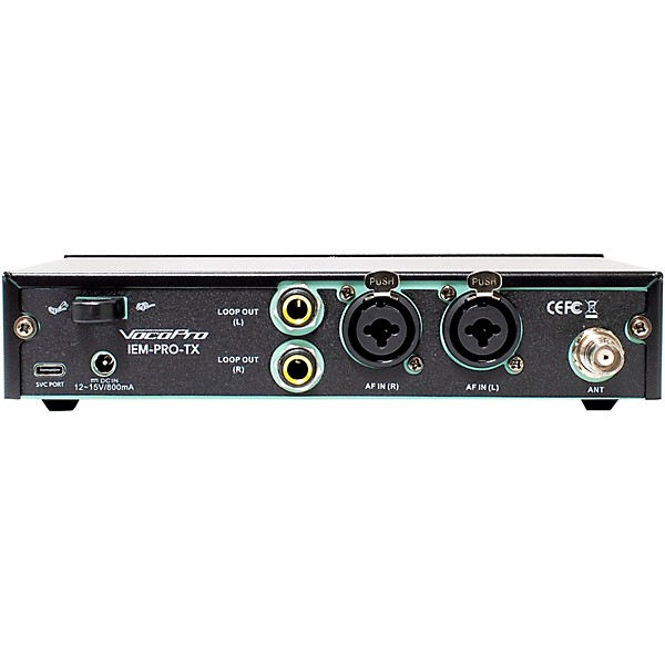 VocoPro IEM-PRO Range UHF Stereo Wireless In-Ear Monitor System