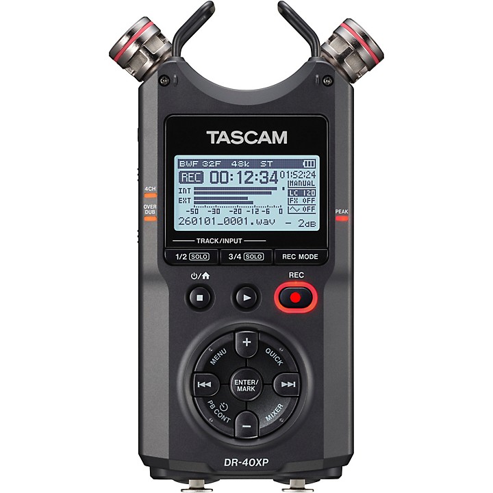 TASCAM DR-40XP Portable Handheld Field Recorder | Guitar Center