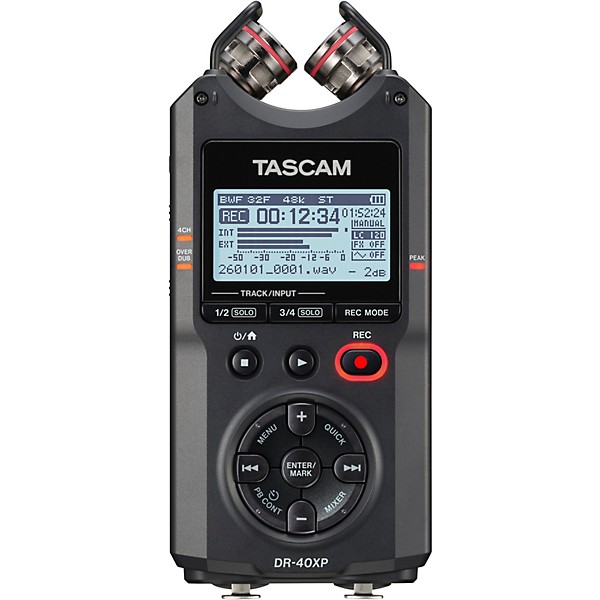 TASCAM DR-40XP Portable Handheld Field Recorder