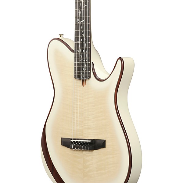 Ibanez TOD100FMN Tim Henson Signature Nylon-String Acoustic-Electric Guitar - Toasted Marshmallow