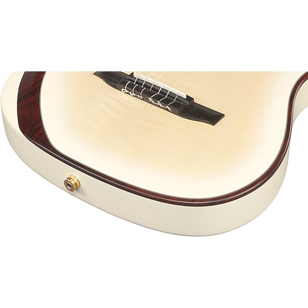 Ibanez TOD100FMN Tim Henson Signature Nylon-String Acoustic-Electric Guitar - Toasted Marshmallow