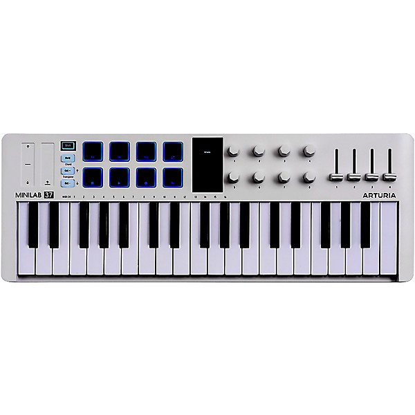 Arturia MiniLab 37 MIDI Controller - White