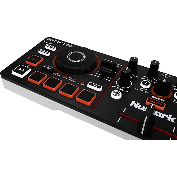 Numark MixTrack Go DJ Controller - Black