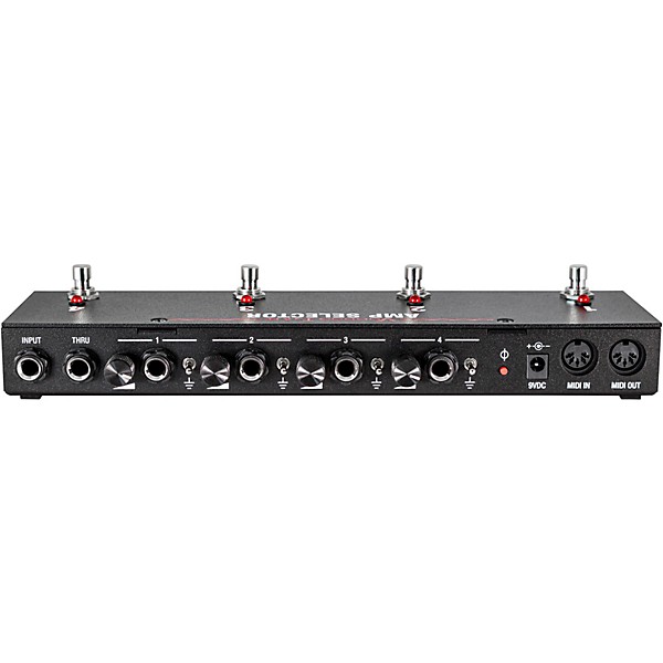 Voodoo Lab Amp Selector PRO 4-Output Switch/Blend Pedal