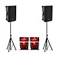 Mackie Thump12v4 12" Powered Speaker Pair With Cables & Stands thumbnail