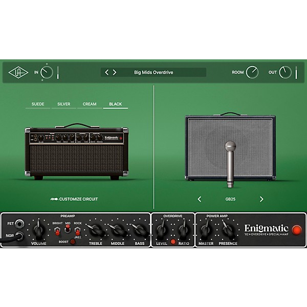 Universal Audio UAD Enigmatic '82 Overdrive Special Amp Plug-In