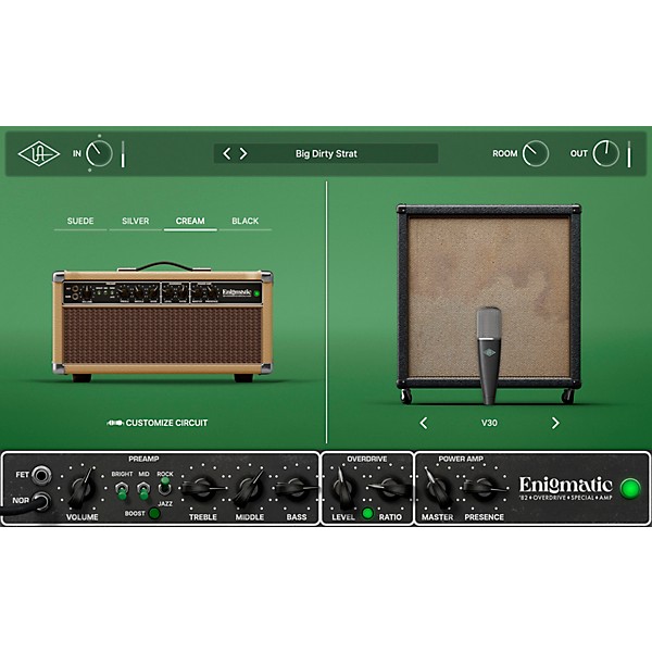 Universal Audio UAD Enigmatic '82 Overdrive Special Amp Plug-In