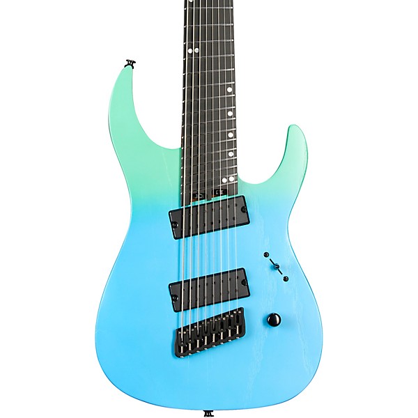 Legator Ninja 8 String Multi-Scale Performance Series Electric Guitar Pacific Aqua