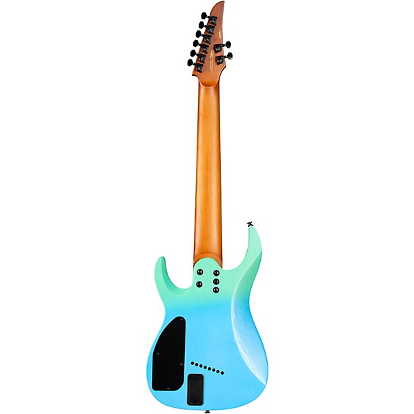 Legator Ninja 8 String Multi-Scale Performance Series Electric Guitar Pacific Aqua