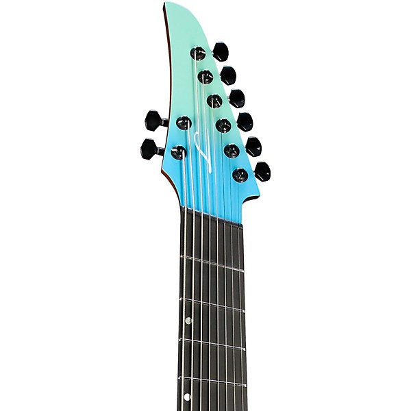 Legator Ninja 8 String Multi-Scale Performance Series Electric Guitar Pacific Aqua