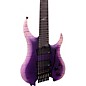 Legator Ghost 7 String Multi-Scale Tremolo Headless Electric Guitar Purple Burst thumbnail