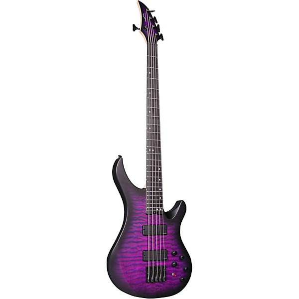 Legator Ninja Bass 5 String Electric Bass Purple