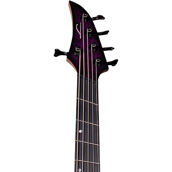 Legator Ninja Bass Multi-Scale 5 String Electric Bass Purple Burst