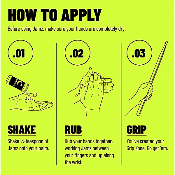 Chalkless JAMZ Grip Powder