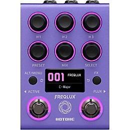 Hotone Freqlux Tri-Pitch Engine Pitch Shifter Pedal - Purple