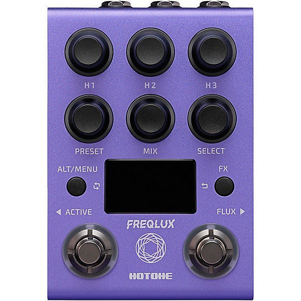 Hotone Freqlux Tri-Pitch Engine Pitch Shifter Pedal - Purple