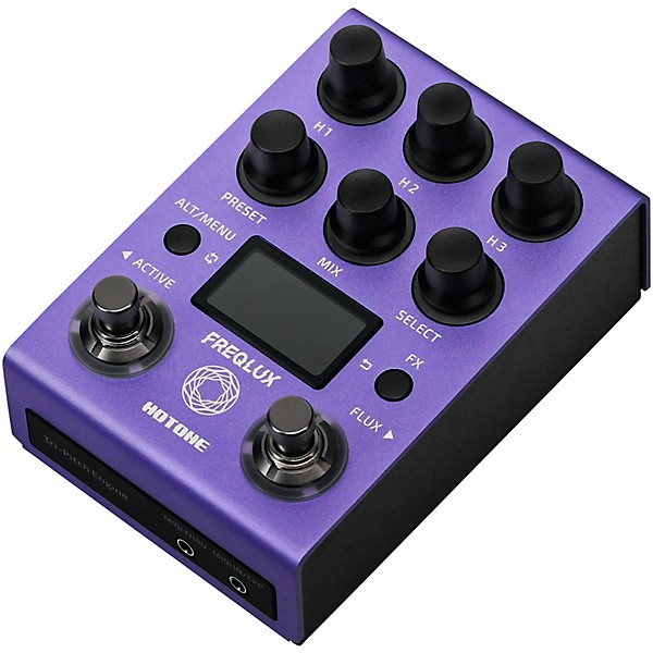 Hotone Freqlux Tri-Pitch Engine Pitch Shifter Pedal - Purple