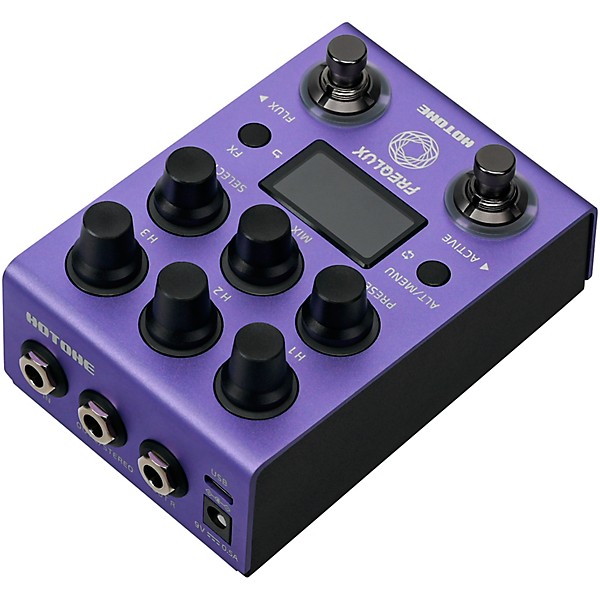 Hotone Freqlux Tri-Pitch Engine Pitch Shifter Pedal - Purple
