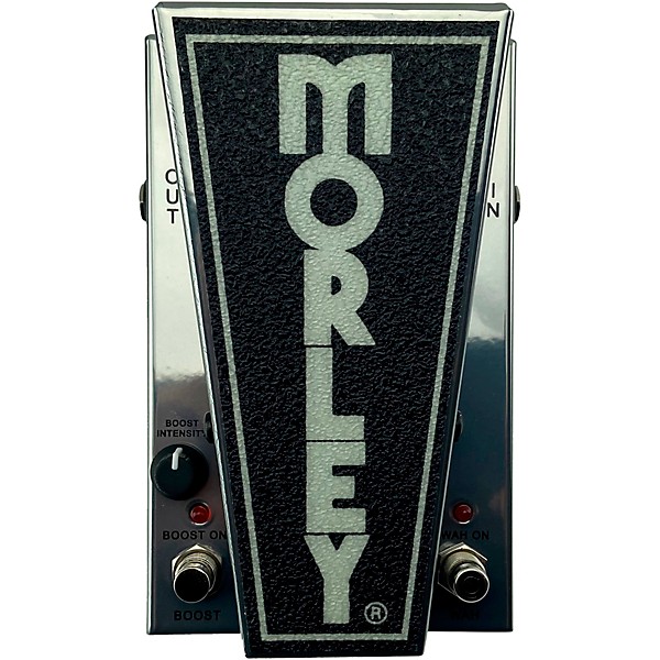 ギター MORLEY POWER WAH BOOST PWB Morley MTPWB Cliff Burton Power Wah Boost Pedal - Super Chrome