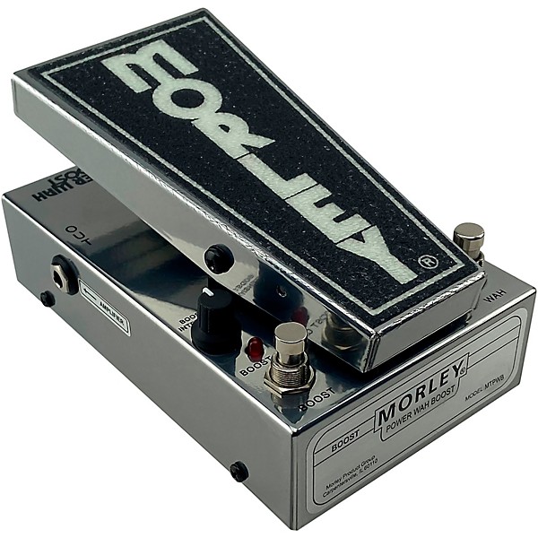 Morley MTPWB Cliff Burton Power Wah Boost Pedal - Super Chrome