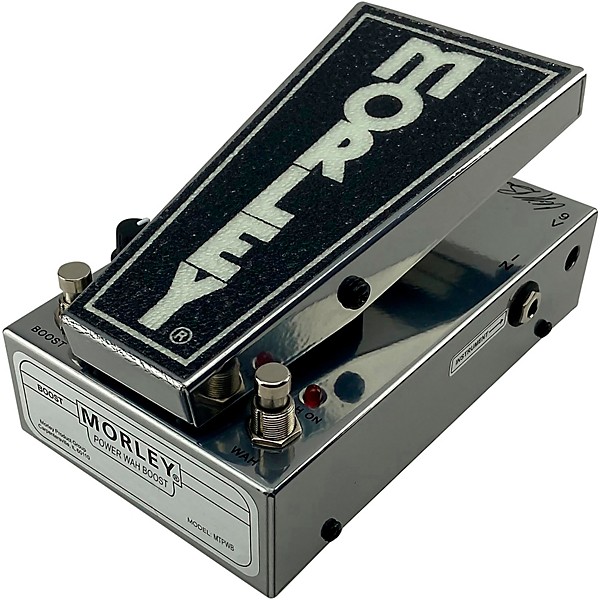 Morley MTPWB Cliff Burton Power Wah Boost Pedal - Super Chrome Plus