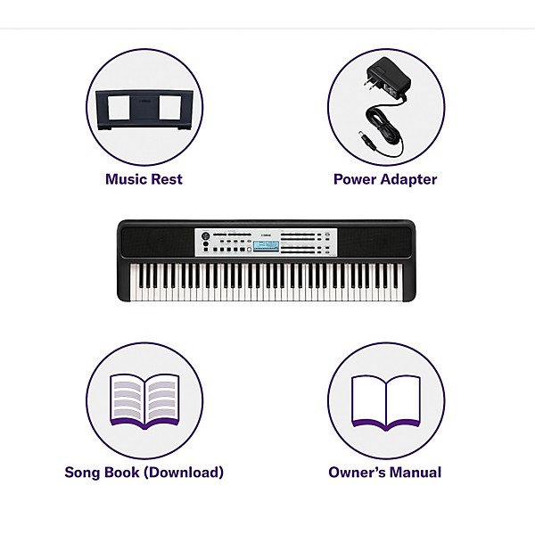 Yamaha YPT-W320 76-Key Portable Keyboard