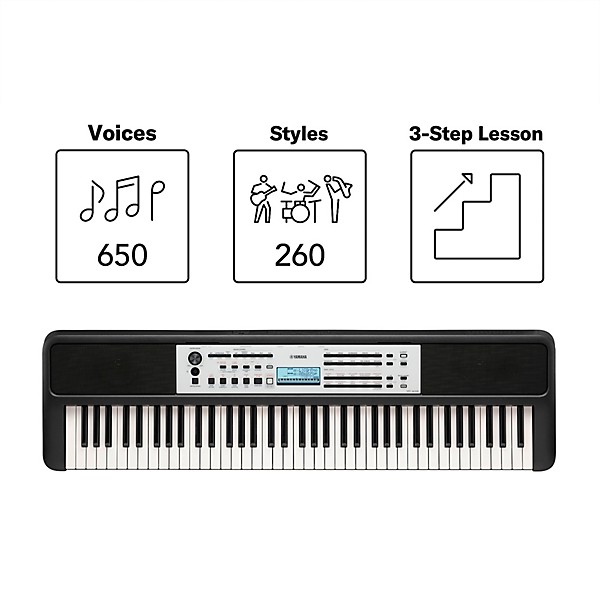 Yamaha YPT-W320 76-Key Portable Keyboard