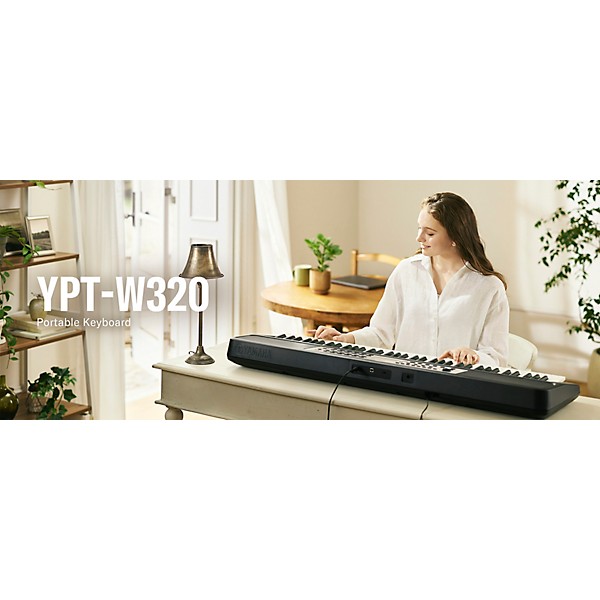 Yamaha YPT-W320 76-Key Portable Keyboard