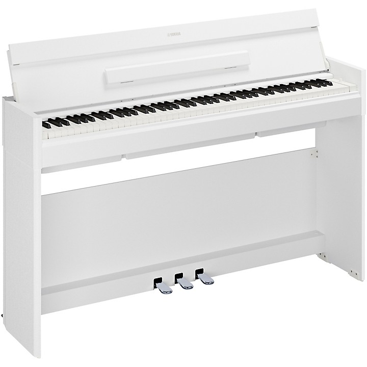 YAMAHA ARIUS YDP-S34 88鍵 ホワイト アップライト型 Yamaha Arius YDP-S56 88-Key Digital Piano - White | Guitar Center
