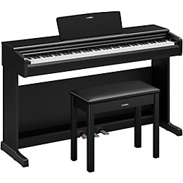 Yamaha Arius YDP-146 88-Key Digital Upright Piano With Bench - Black