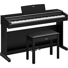 Yamaha Arius YDP-146 88-Key Digital Upright Piano With Bench - Black