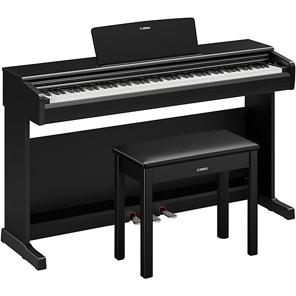 Yamaha Arius YDP-146 88-Key Digital Upright Piano With Bench - Black