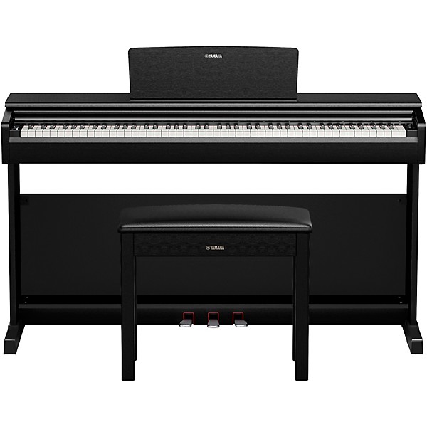 Yamaha Arius YDP-146 88-Key Digital Upright Piano With Bench - Black