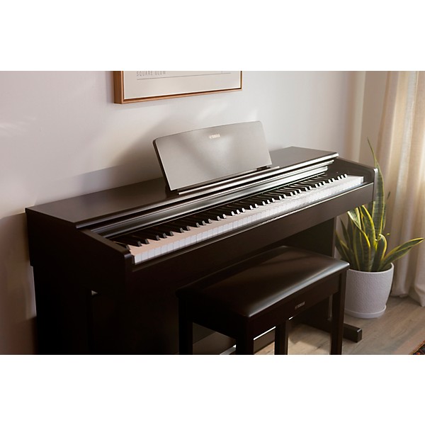 Yamaha Arius YDP-146 88-Key Digital Upright Piano With Bench - Black