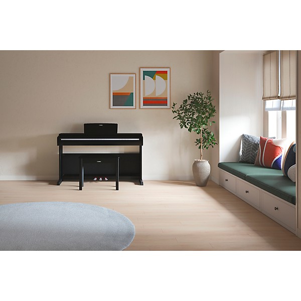 Yamaha Arius YDP-146 88-Key Digital Upright Piano With Bench - Black