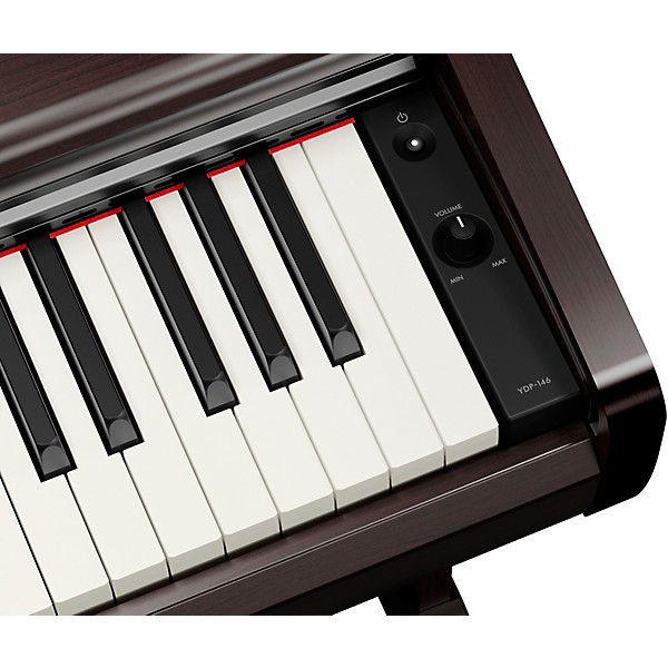 Yamaha Arius YDP-146 88-Key Digital Upright Piano With Bench - Rosewood