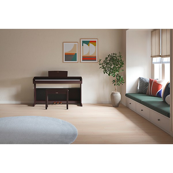 Yamaha Arius YDP-146 88-Key Digital Upright Piano With Bench - Rosewood