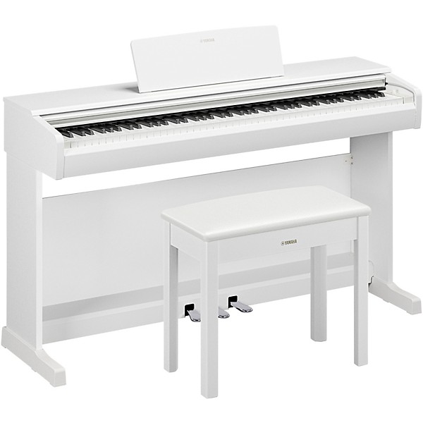 Yamaha Arius YDP-146 88-Key Digital Upright Piano With Bench - White