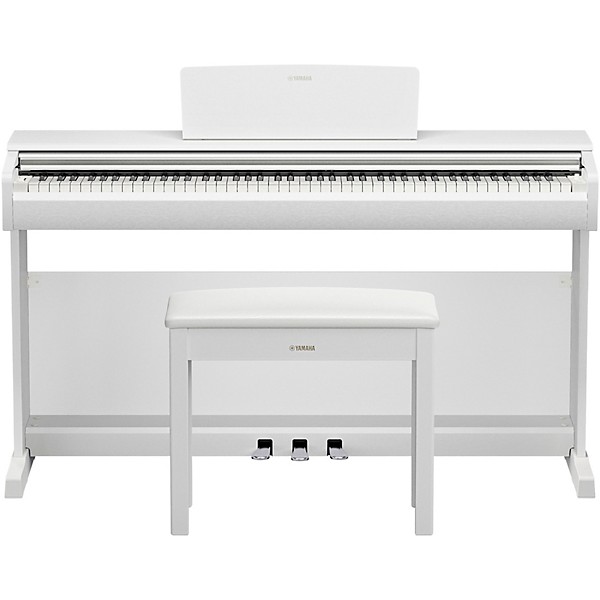 Yamaha Arius YDP-146 88-Key Digital Upright Piano With Bench - White