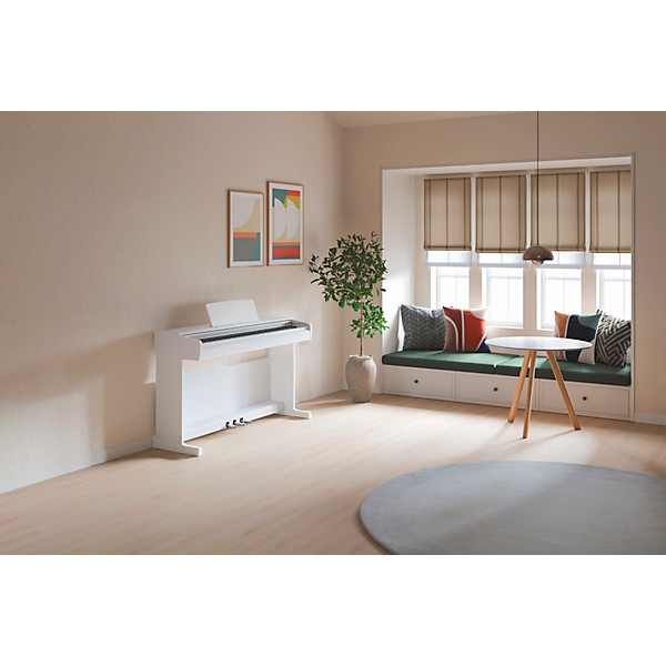 Yamaha Arius YDP-146 88-Key Digital Upright Piano With Bench - White