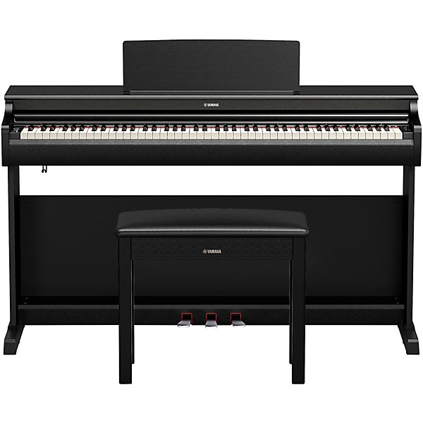 Yamaha Arius YDP-166 88-Key Digital Upright Piano With Bench - Black
