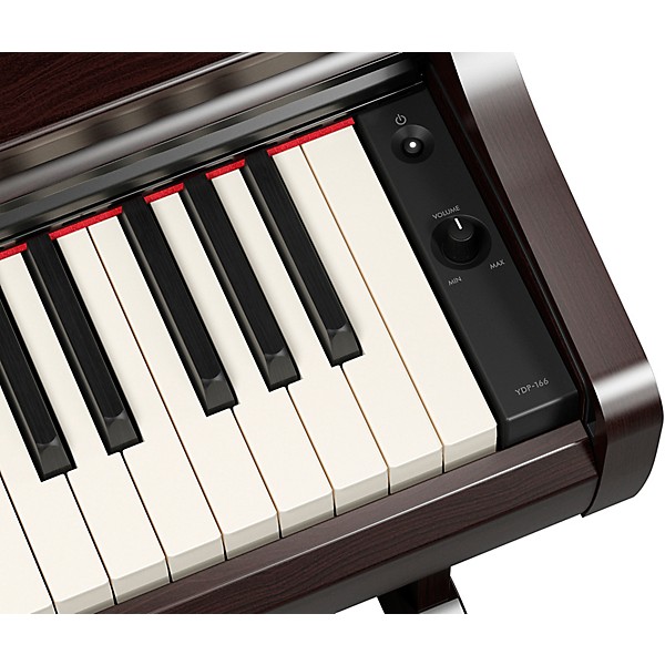 Yamaha Arius YDP-166 88-Key Digital Upright Piano With Bench - Rosewood