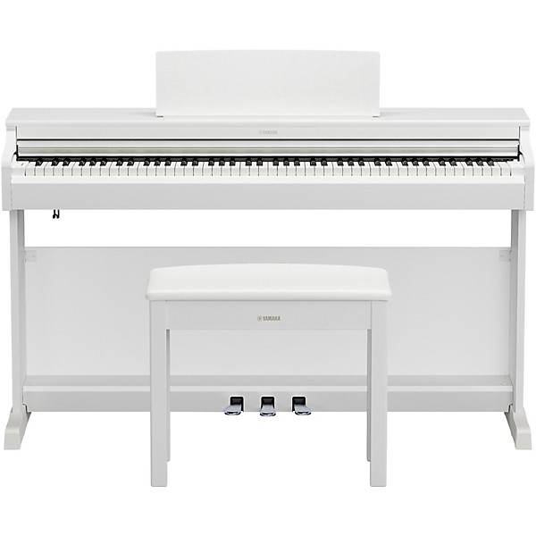 Yamaha Arius YDP-166 88-Key Digital Upright Piano With Bench - White