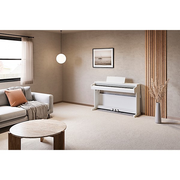 Yamaha Arius YDP-166 88-Key Digital Upright Piano With Bench - White
