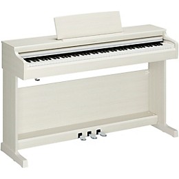 Yamaha Arius YDP-166 88-Key Digital Upright Piano With Bench - White Birch