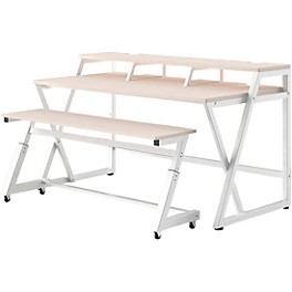 Wavebone Headquarter Studio Workstation Desk - Woodgrain