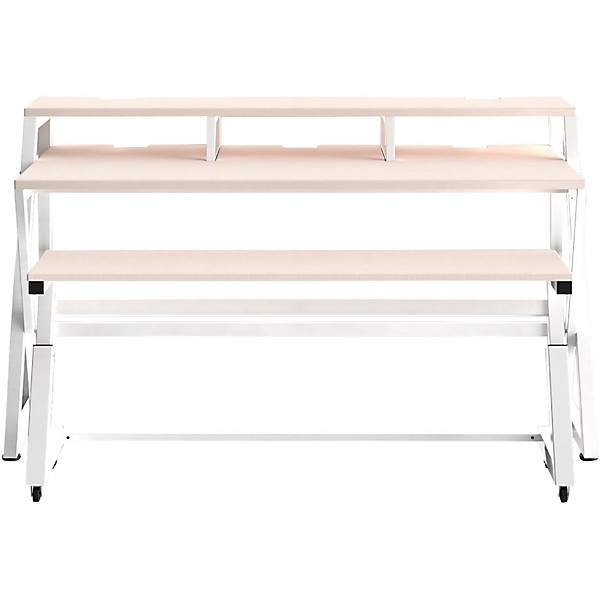 Wavebone Headquarter Studio Workstation Desk - Woodgrain